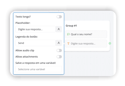 input de texto curto