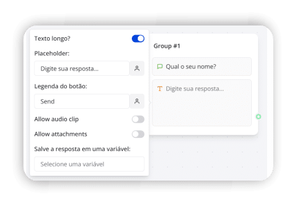 input de texto longo